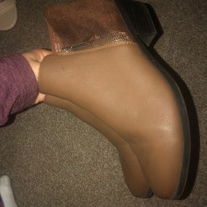 Brown booties